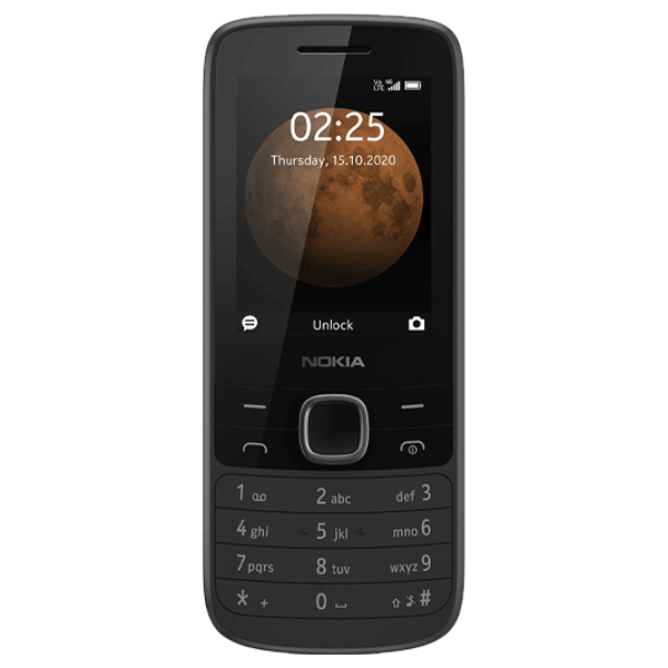 Very Good Refurbished Nokia 225 4G TA-1279 Dual Sim - Black - Unlocked