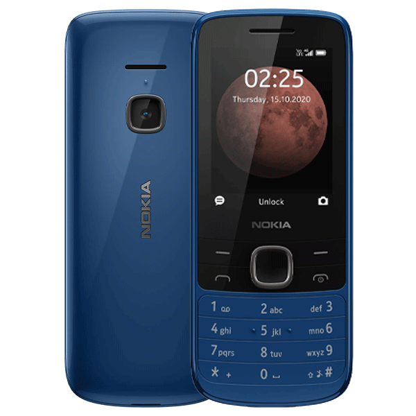 Very Good Refurbished Nokia 225 4G TA-1279 Dual Sim - Blue- Unlocked (Copy)