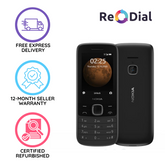 Very Good Refurbished Nokia 225 4G TA-1279 Dual Sim - Black - Unlocked