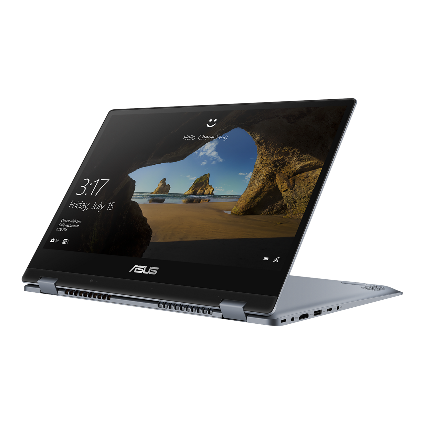 Asus VivioBook Flip 14" (TP412UA) Laptop i3-7020U 128GB 4GB RAM - Very Good Condition